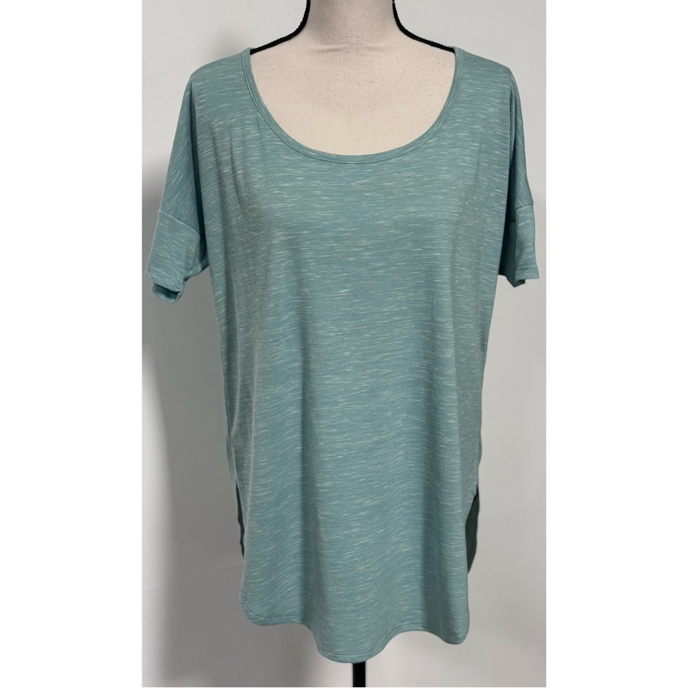 Sonoma Short Sleeve Tunic Length T-Shirt Blue Size M